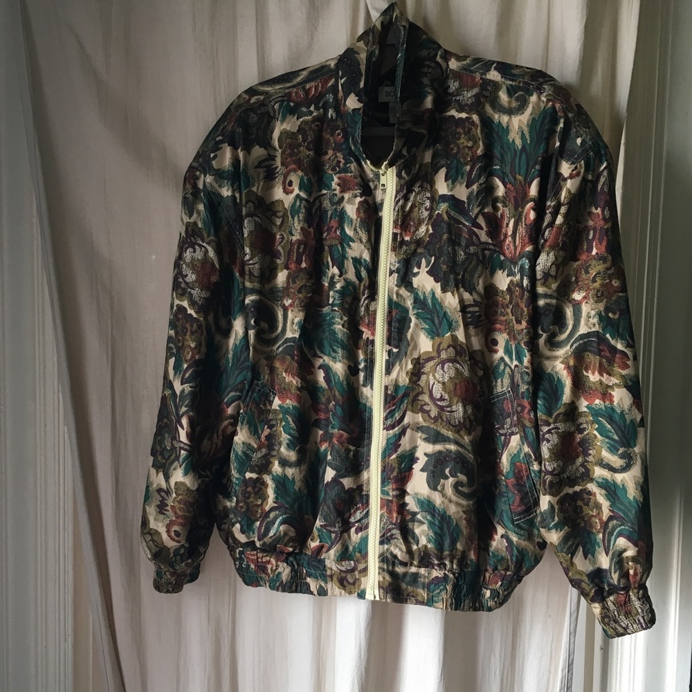 Silk bomber jacket vintage